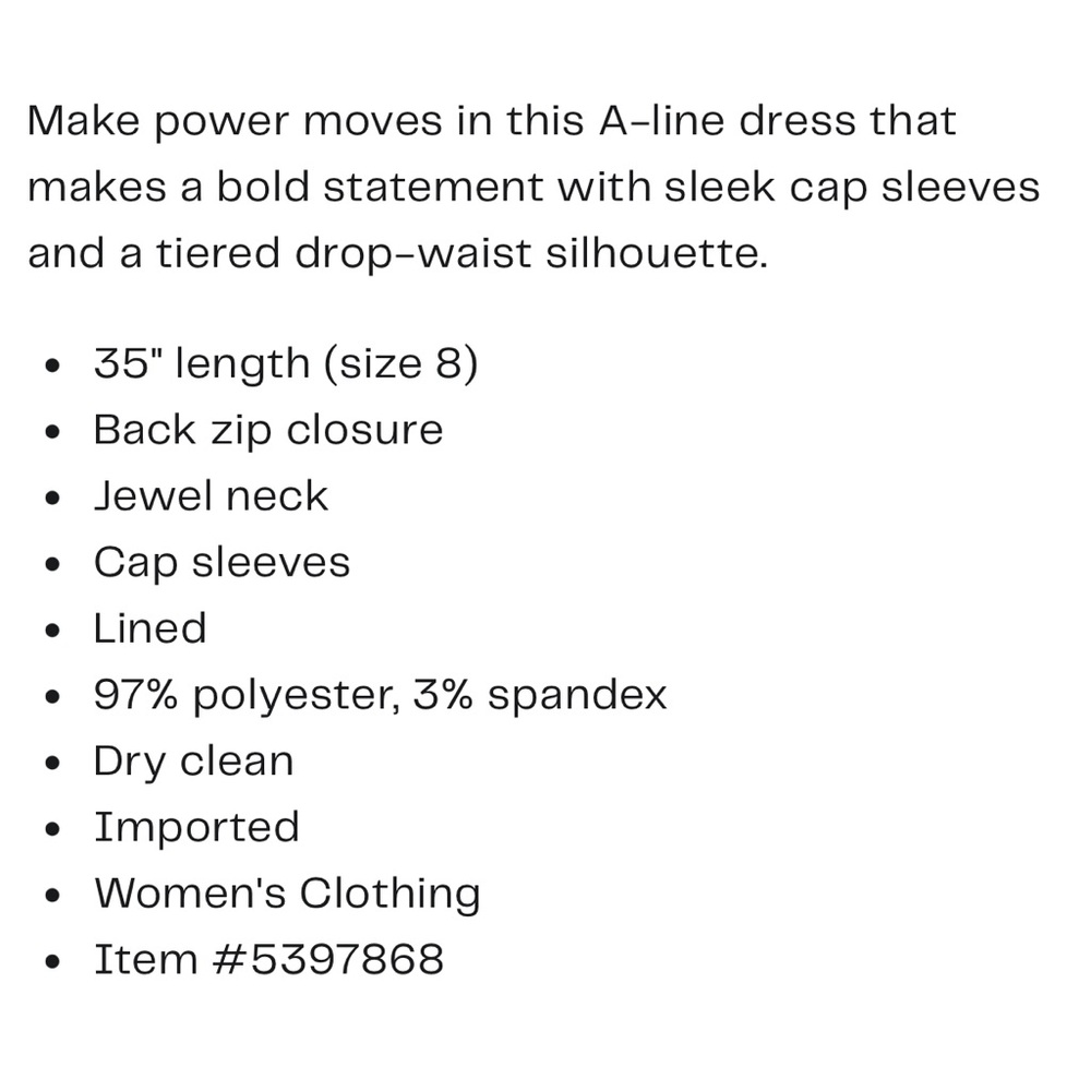 ✨$30✨Eliza J•Cap Sleeve Tiered Drop Waist A-Line Dress | Cobalt Blue | Size 6 - Picture 12 of 12